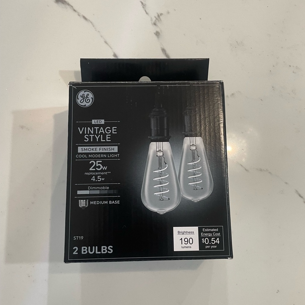GE Vintage Style LED Bulbs